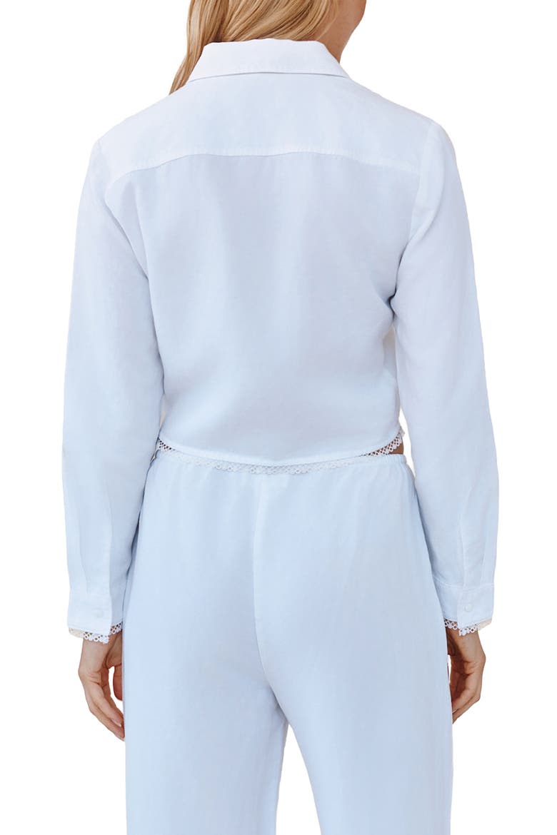 Crop Shirt, Alternate, color, WHITE