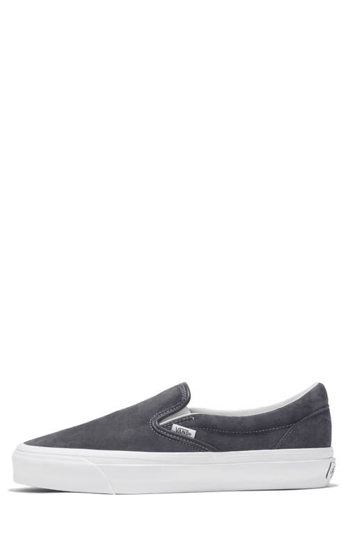 Vans Premium Authentic Reissue 98 Slip-on Sneaker In Pig Suede Nine Iron