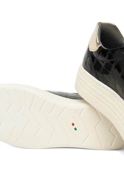 Nerogiardini Side Zip Platform Sneaker In Black