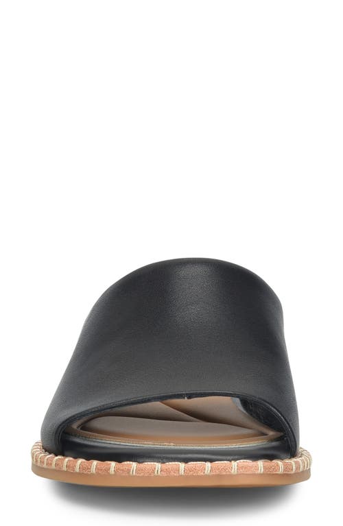 Söfft Noble Ii Slide Sandal In Black