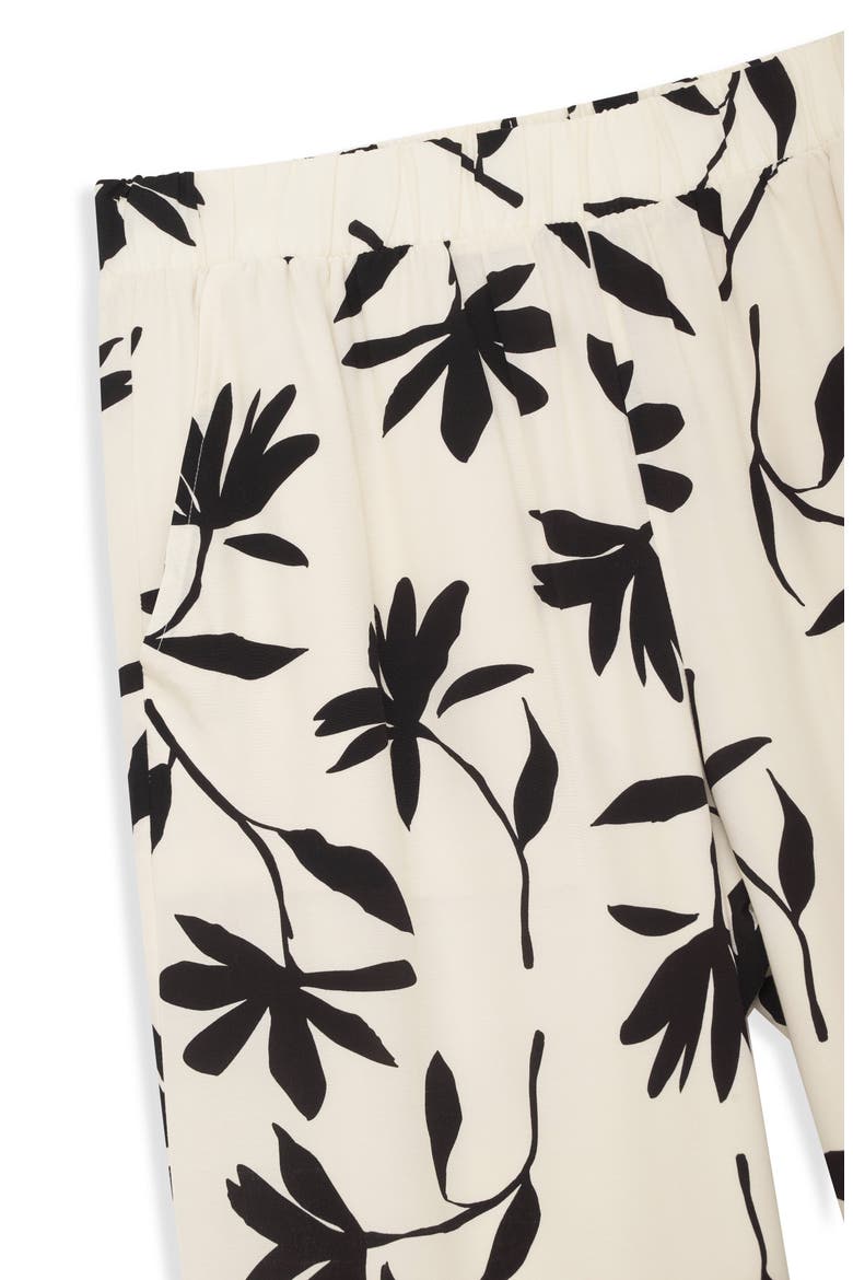 Owen Print Wide Leg Pants, Alternate, color, IVORY DAISY PRINT