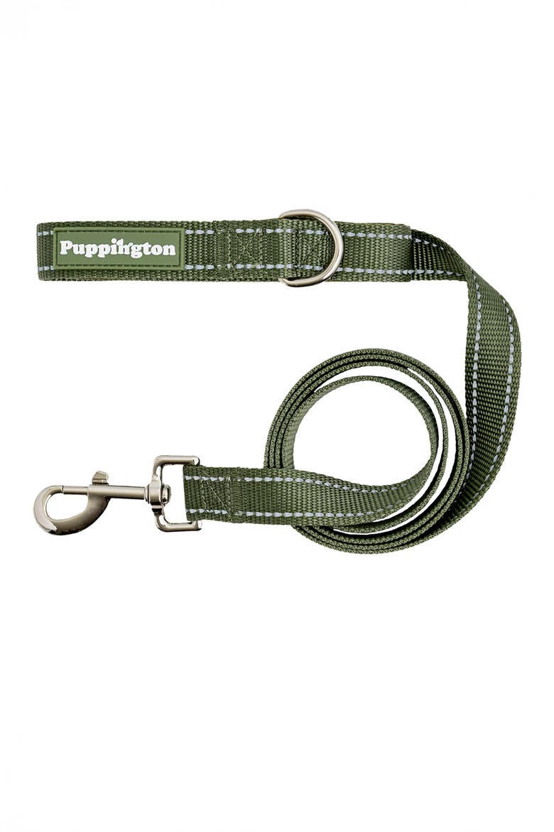 Reflective Leash, Main, color, Basil Green