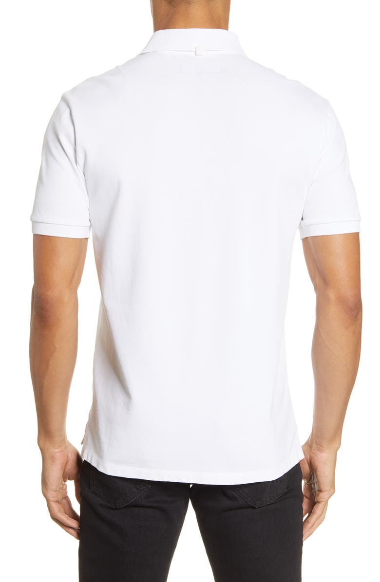 rag & bone Hyper Laundered Slim Fit Piqué Polo, Alternate, color, 