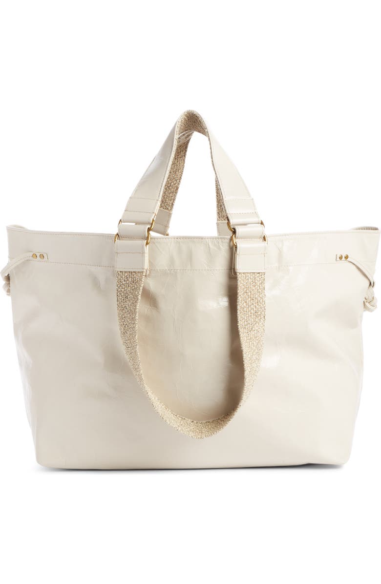 Isabel Marant New Wardy Leather Tote, Alternate, color,