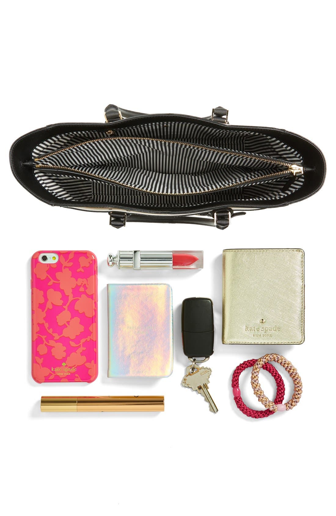 Kate Spade New York 'cameron street - havana' textured leather tote, Main, color, 