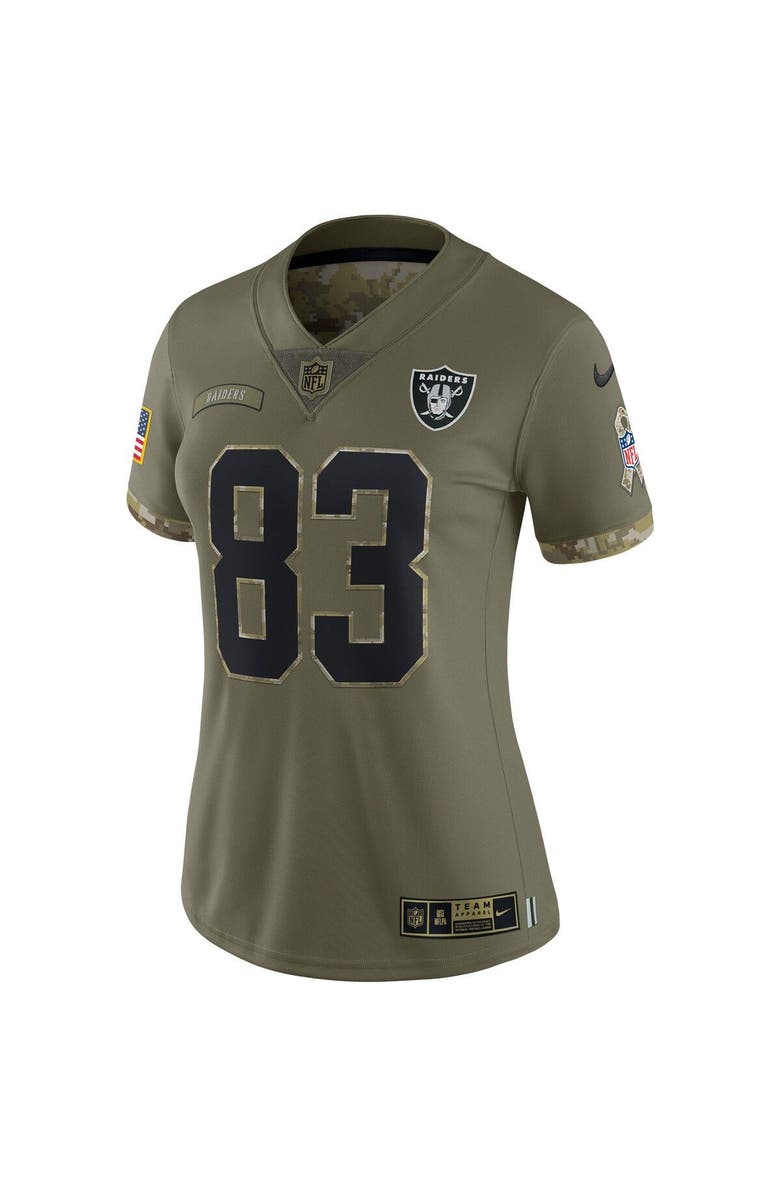 Nike Women's Nike Darren Waller Olive Darren Waller 2022 Salute To Service Limited Jersey, Alternate, color, 