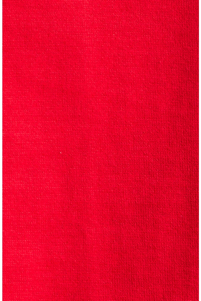 Couture Seam Grosgrain Logo Patch T-Shirt, Alternate, color, VERMILLON
