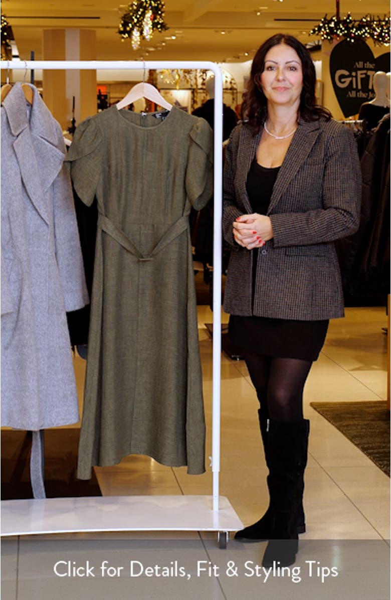 Petal Sleeve Midi Dress, sales video thumbnail