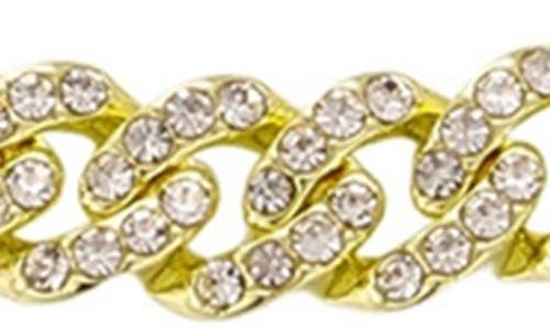 Adornia Pavé Curb Chain Anklet