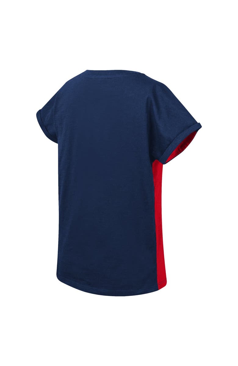 Outerstuff Girls Youth Red/Navy USWNT Half-Volley T-Shirt, Alternate, color, Red