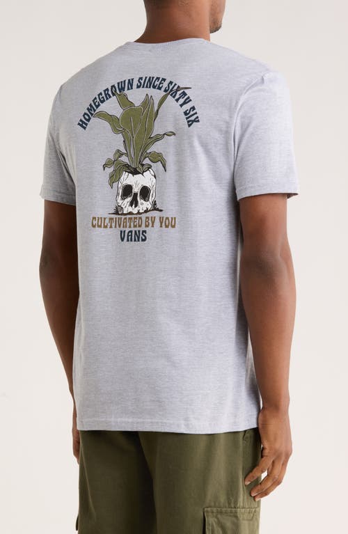 Vans Planted Logo Graphic T-shirt In Gray