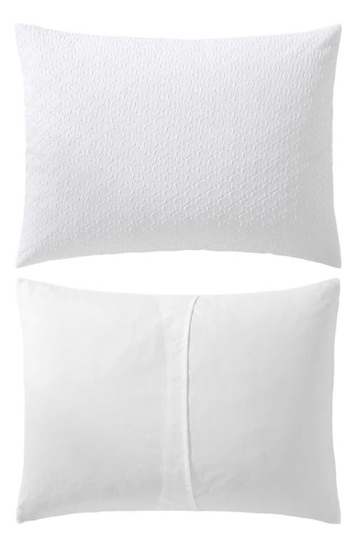 Laura Ashley Margaret Comforter & Sham 3-piece Set In White