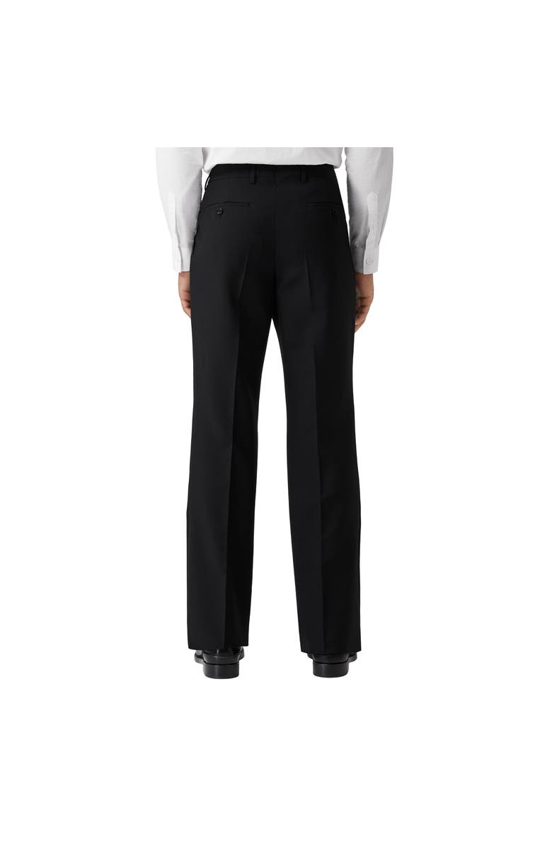 Burberry Classic Fit Wool Mohair Tailored Trousers, Alternate, color, Black