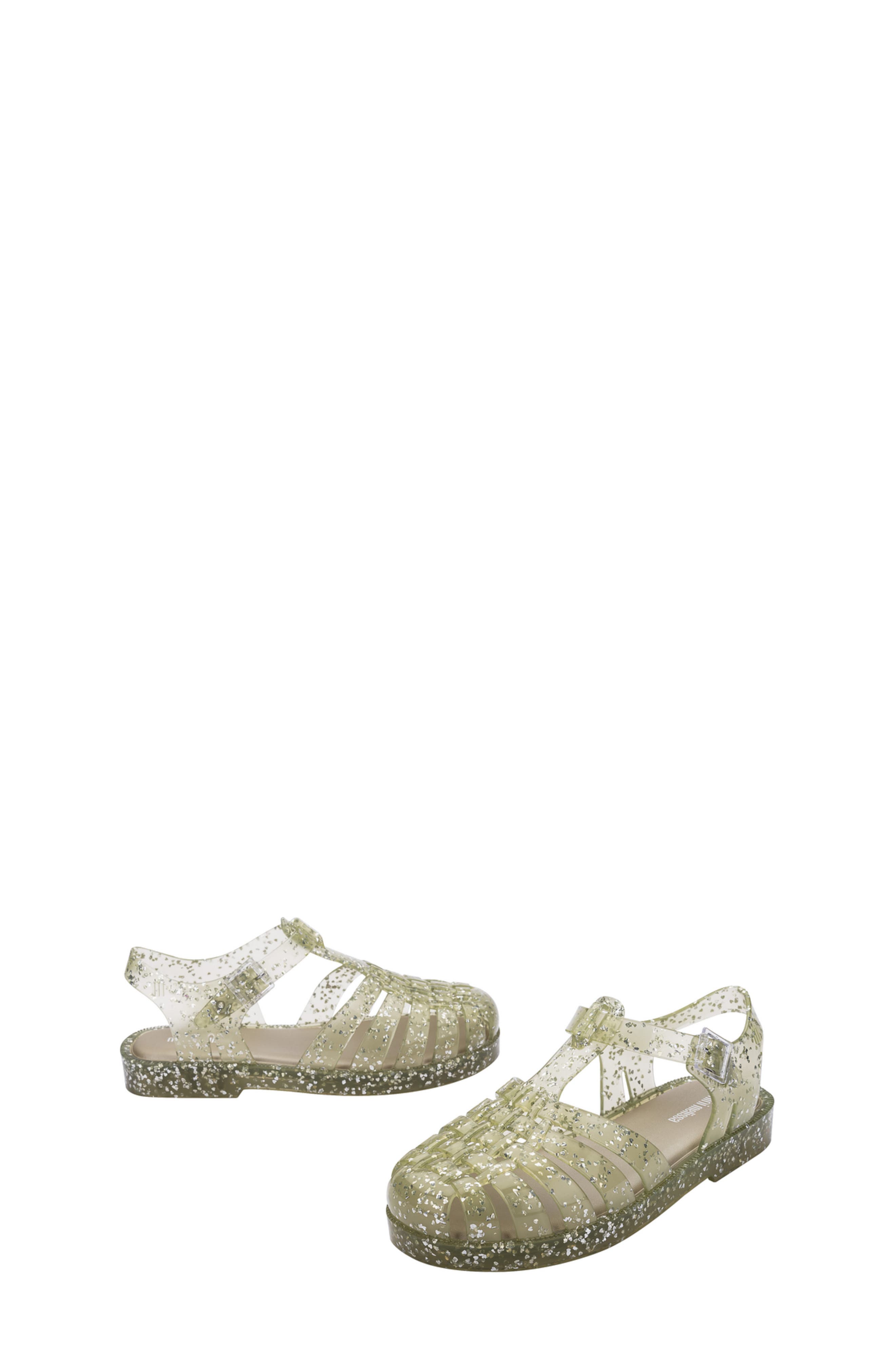 Kids' Possession Glitter Fisherman Sandal, Alternate, color, GLITTER YELLOW