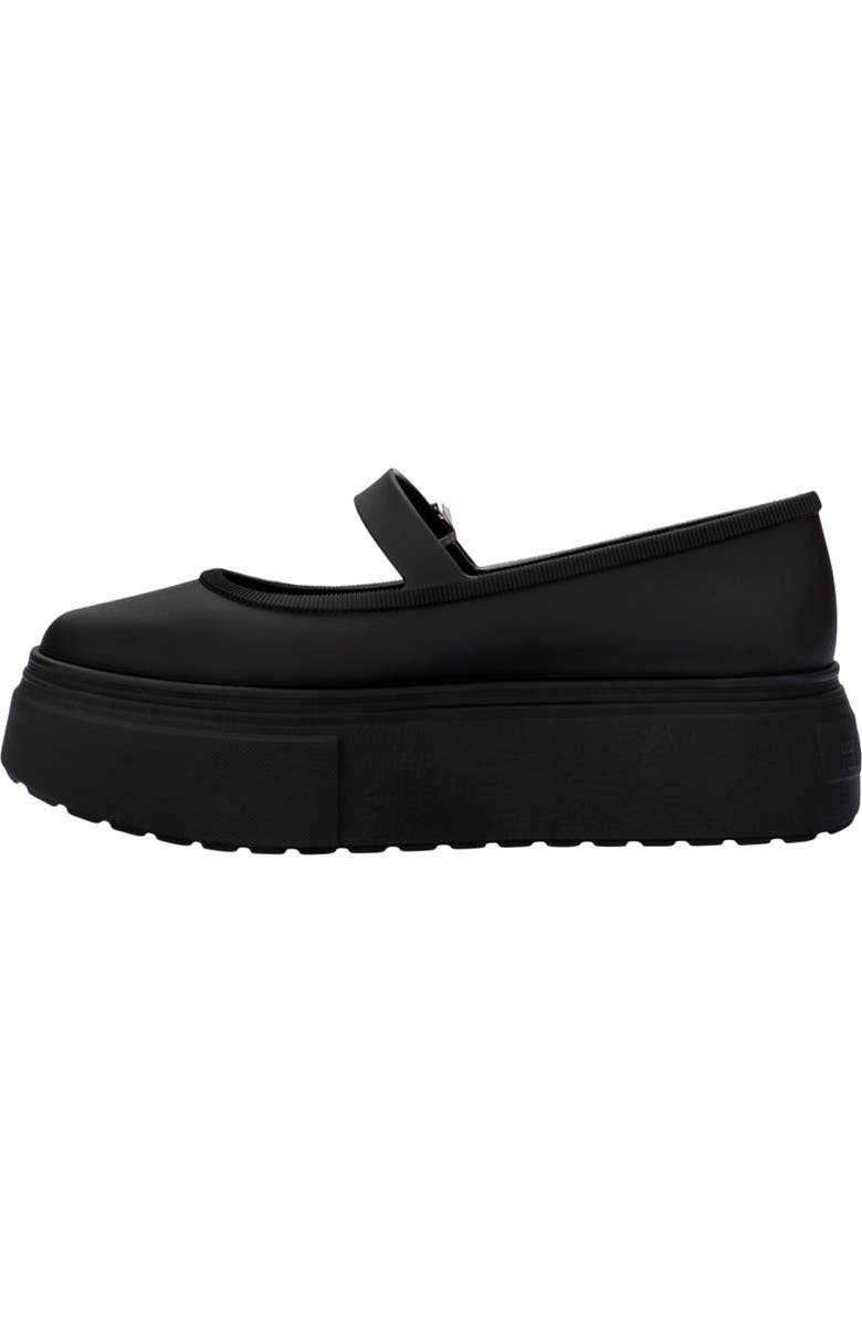 Melissa Soft Ballerina Platform Mary Jane, Alternate, color, Black