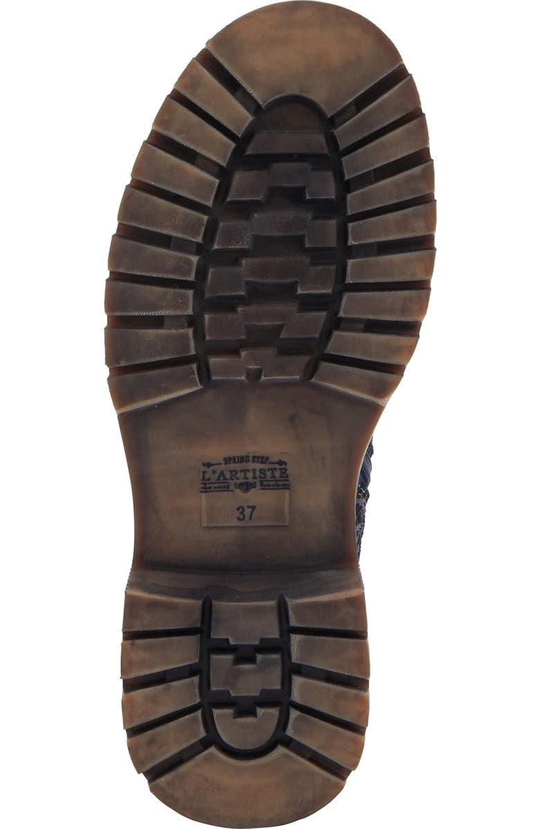 L'Artiste by Spring Step Avrilrose Platform Bootie, Alternate, color, Navy Multi