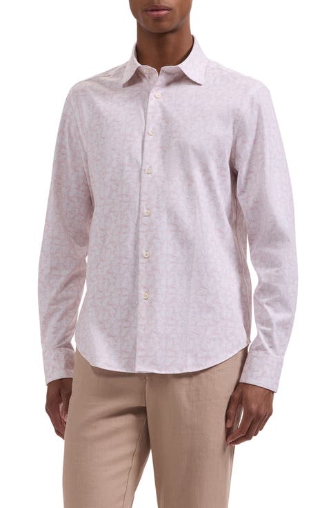 James OoohCotton® Floral Print Button-Up Shirt