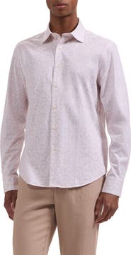 Bugatchi James OoohCotton® Floral Print Button-Up Shirt