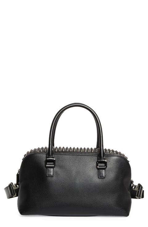 Funky Empire Leather Bowling Satchel
