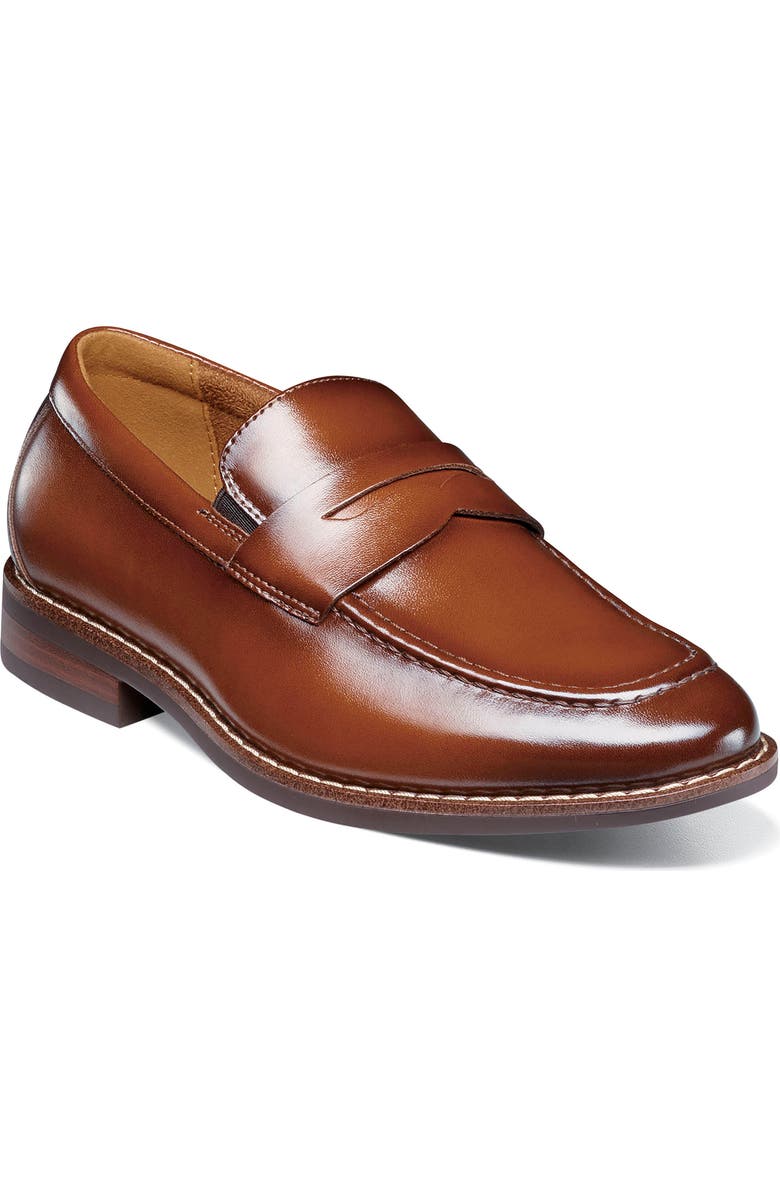 Florsheim Kids' Rucci Moc Toe Penny Loafer, Main, color, Cognac