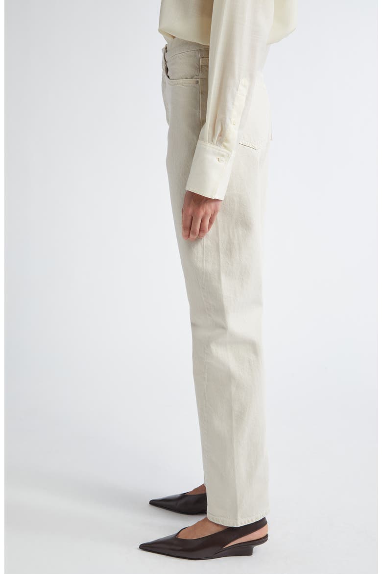Twisted Seam Denim Straight Leg Jeans, Alternate, color, SMOKE