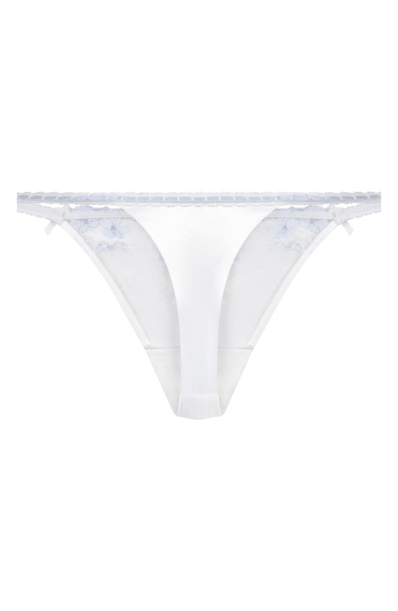 Hunkemöller Peonie Lace Thong, Alternate, color, Snow White