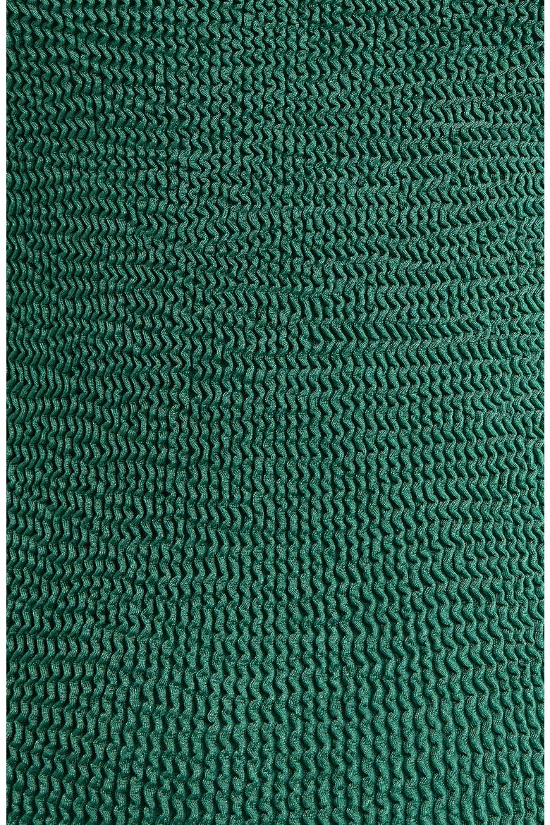 Coverage Square Neck One-Piece Swimsuit, Alternate, color, METALLIC FOREST GREEN