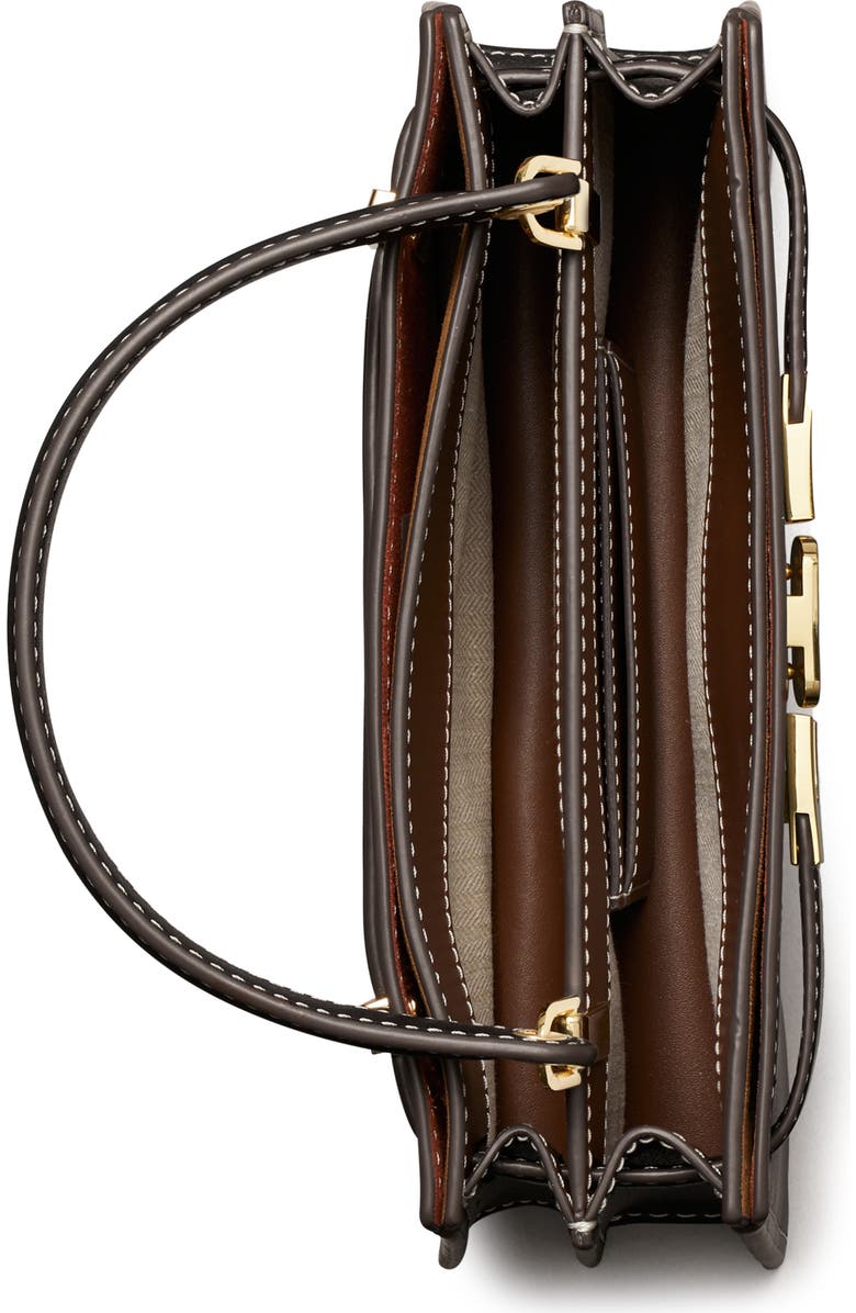 Tory Burch Petite Lee Radziwill Leather Top Handle Bag, Alternate, color,