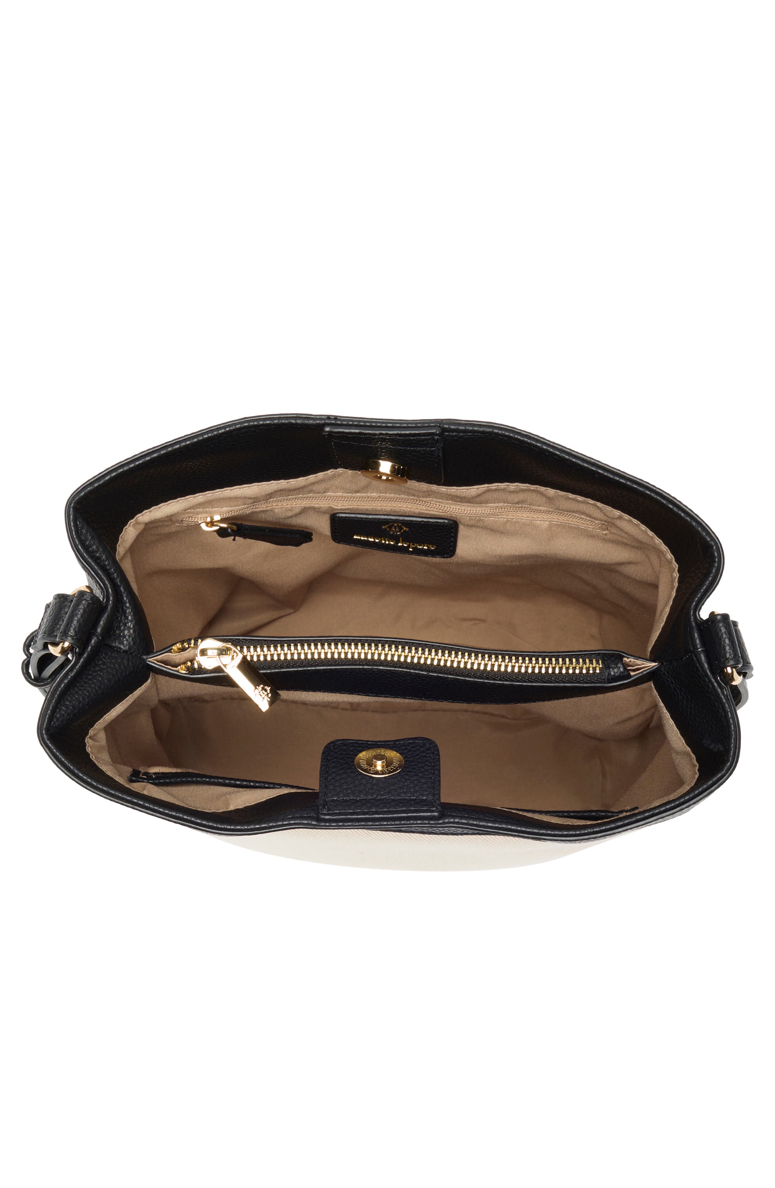 Nanette Lepore Lynne Triple Section Bucket Bag, Alternate, color, 