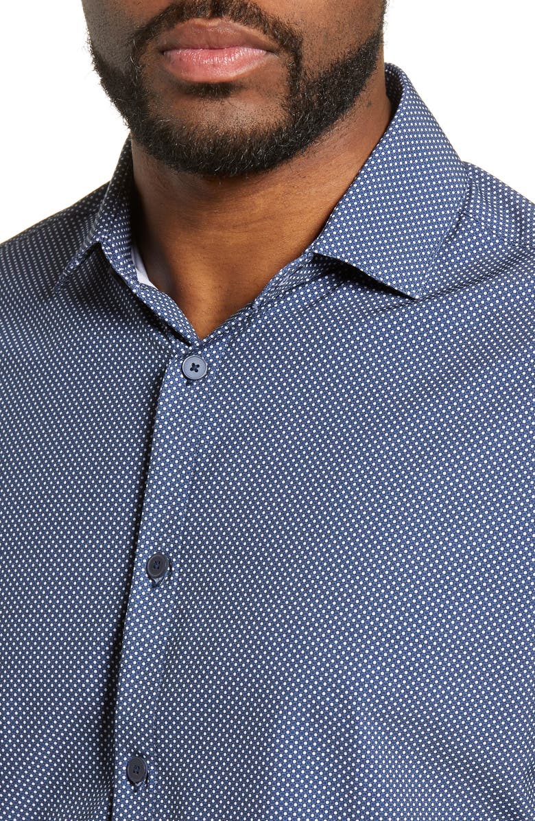 Mizzen+Main Murray Trim Fit Plaid Performance Sport Shirt, Alternate, color, 