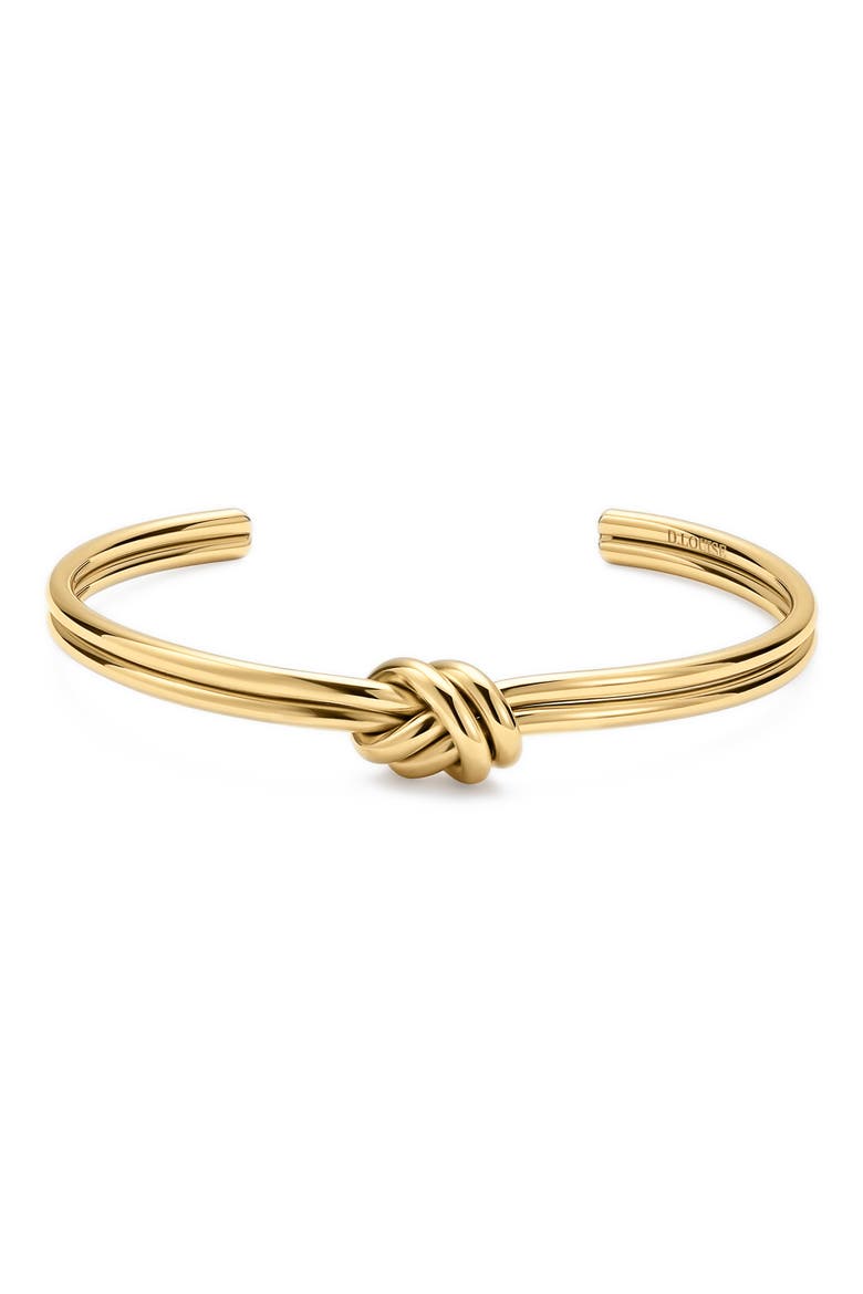 Knots Cuff Bracelet, Main, color, GOLD