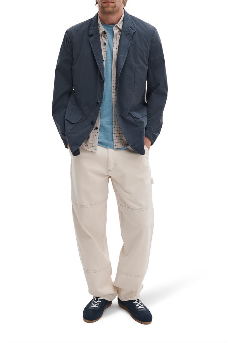 Classic Linen T-Shirt, Alternate, color, FOG BLUE