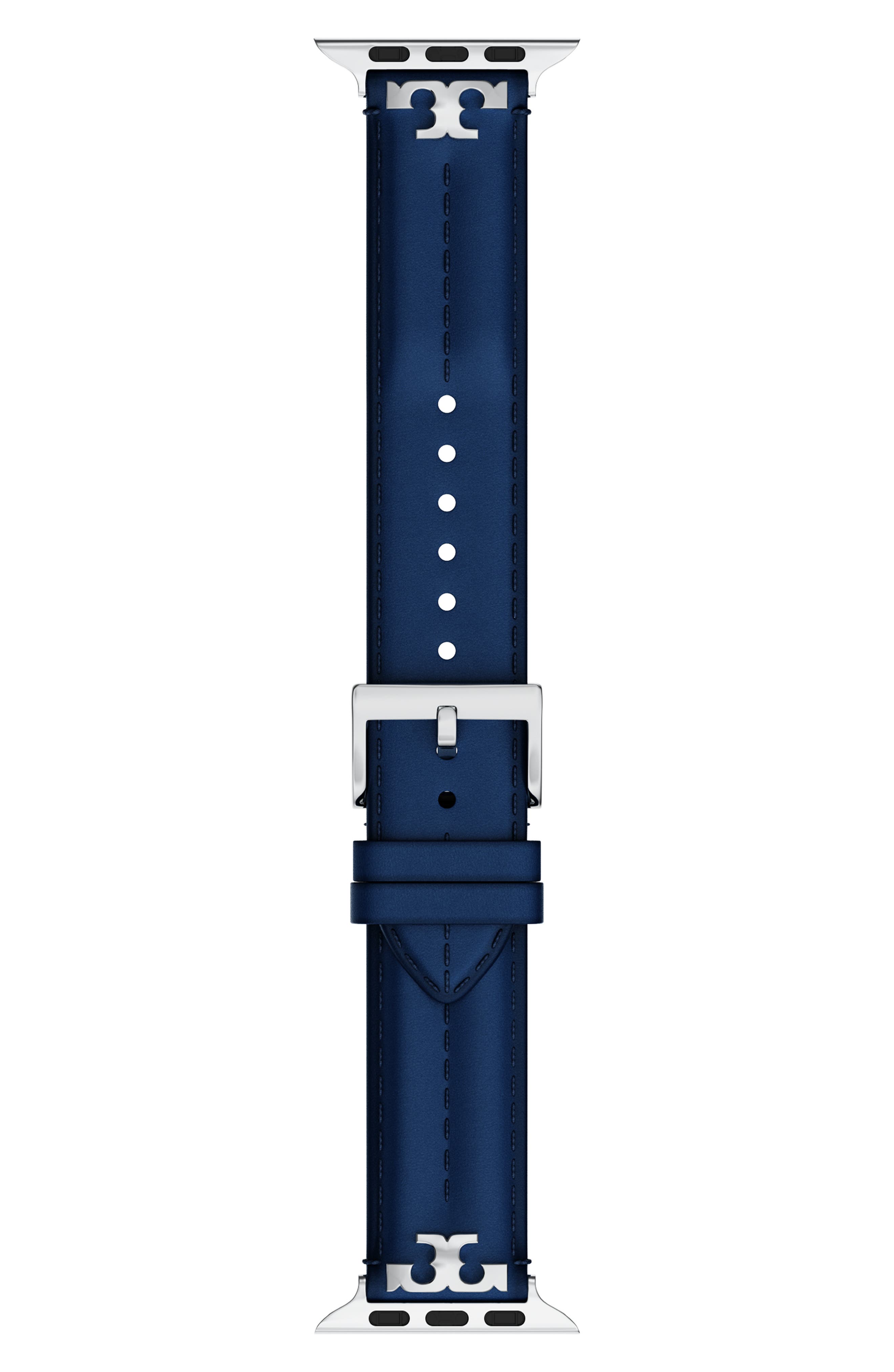 Tory Burch The Small Kira Double Wrap Leather Strap Watch, 18mm