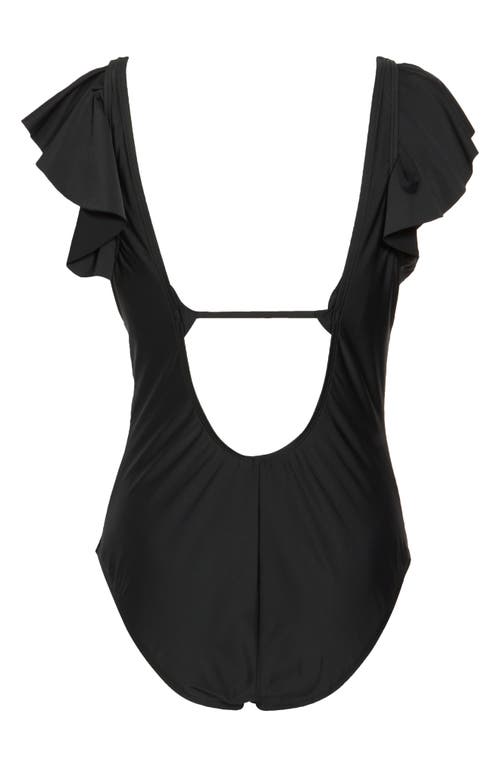 ATHENA ATHENA MAILLOT RUFFLE ONE-PIECE SWIMSUIT