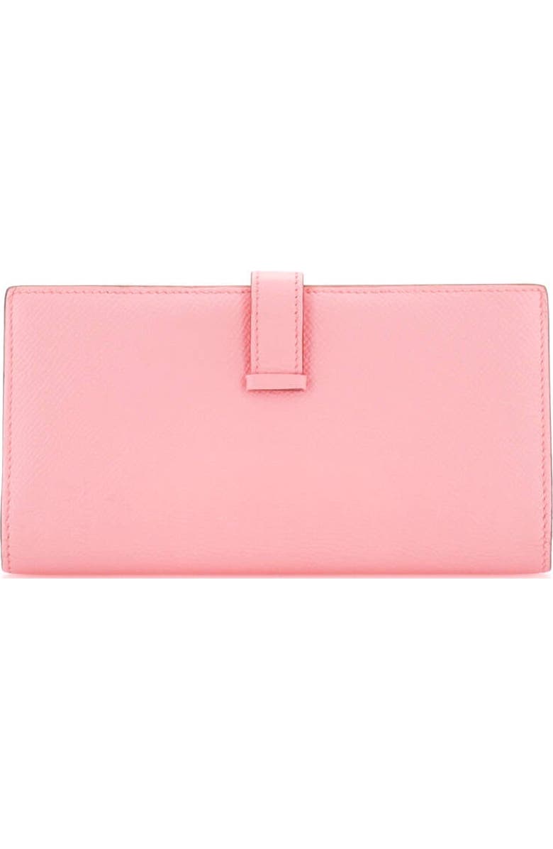 Pre-Owned Hermes Bearn Wallet Epsom Long, Alternate, color, Rose Confetti