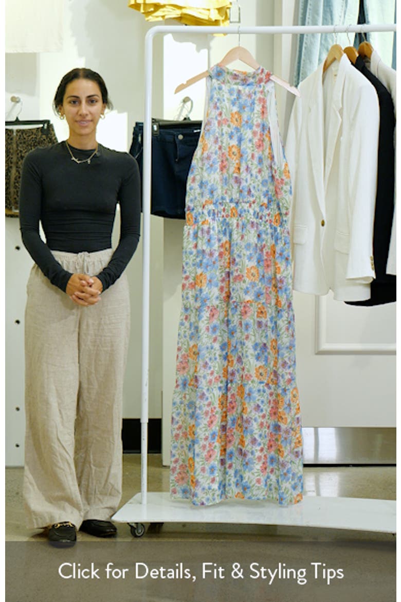 Serenade Tiered Halter Maxi Dress video