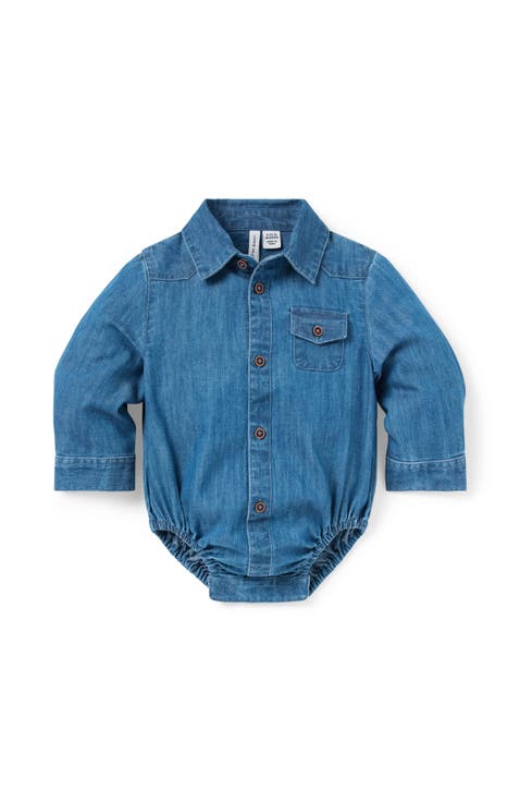 Baby Chambray Bodysuit (Infant)