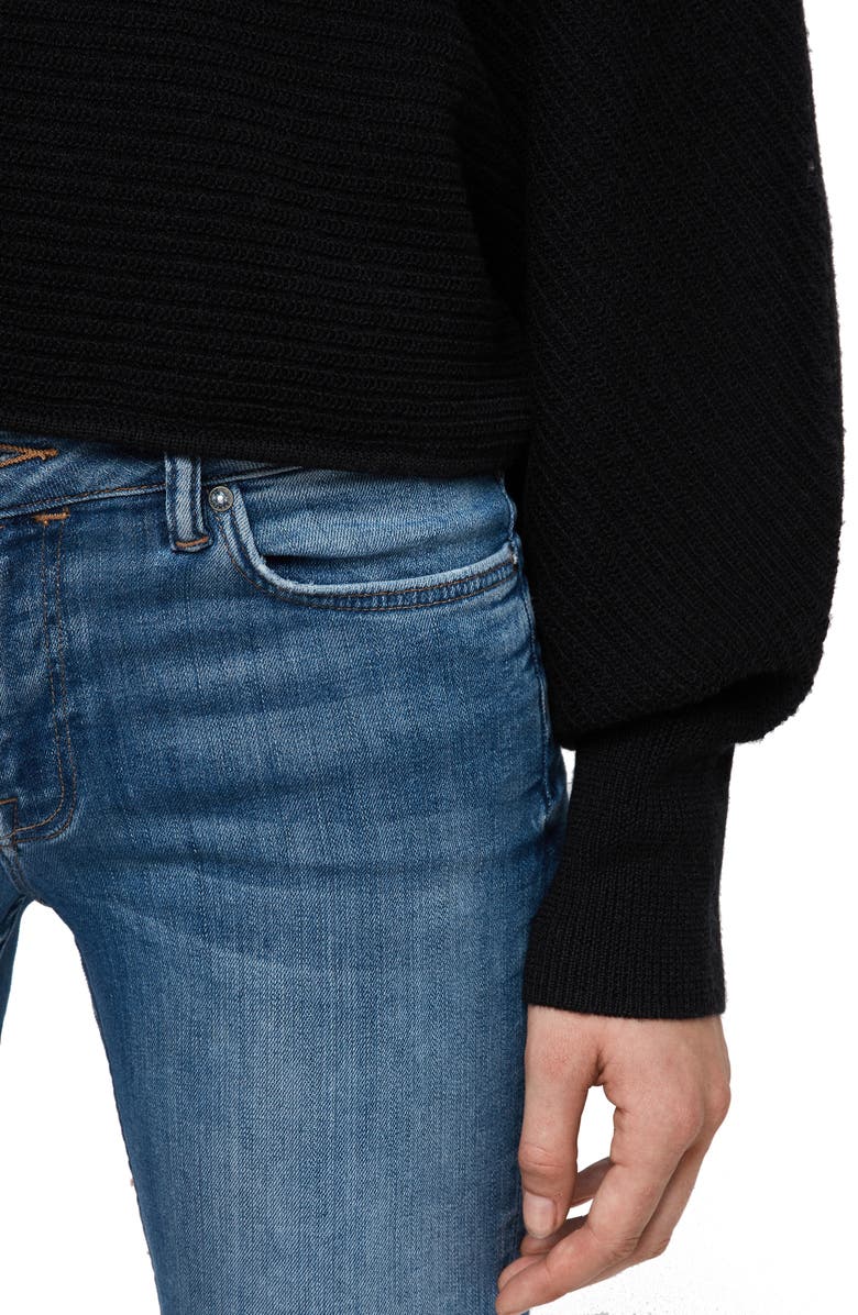 AllSaints Gene Blouson Merino Wool Sweater, Alternate, color,