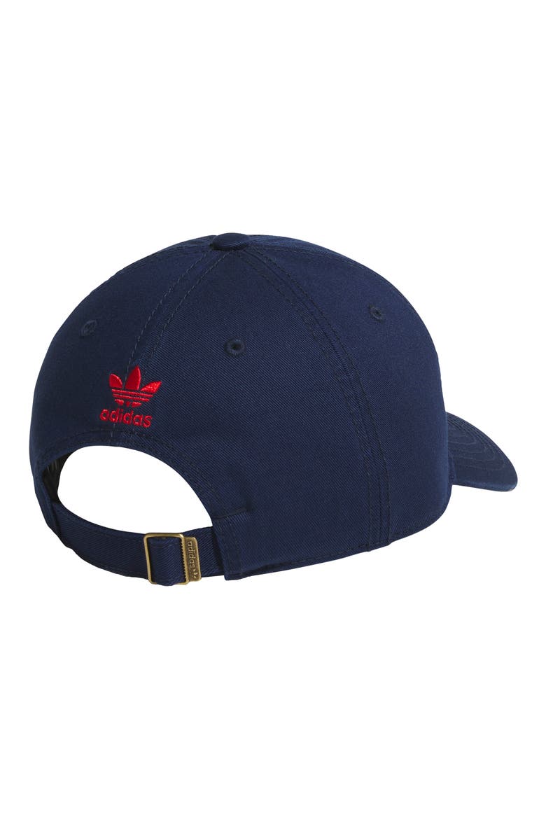 Relaxed Baseball Cap, Alternate, color, NIGHT INDIGO/ BETTER SCARLET