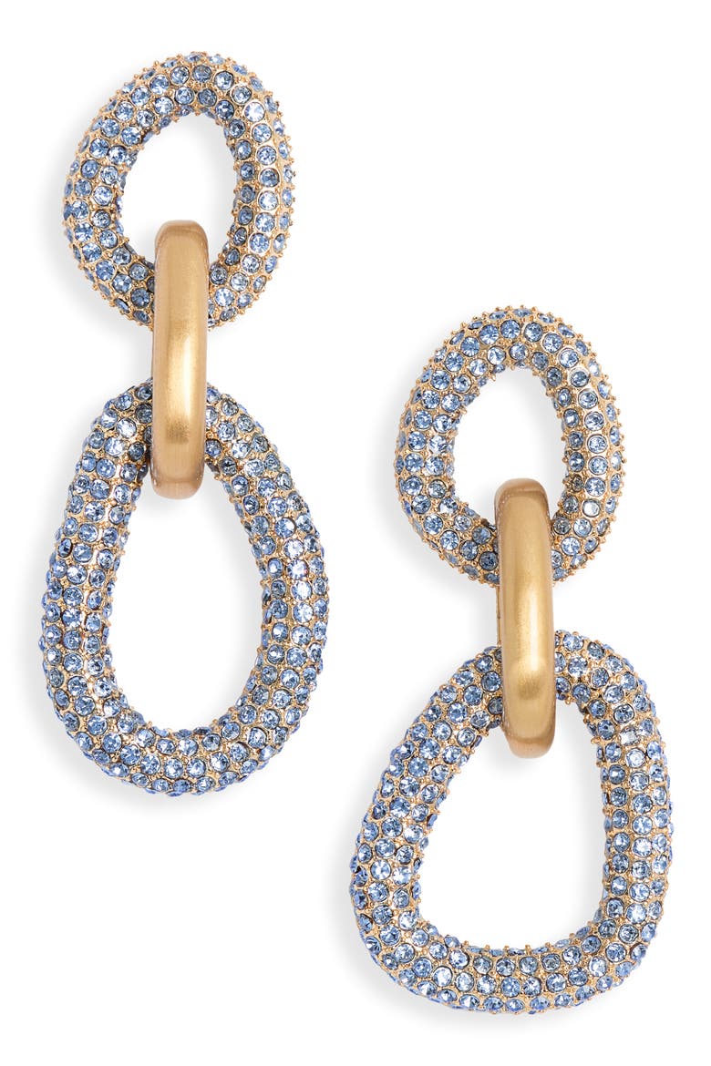 Reyes Drop Earrings, Main, color, LIGHT SAPPHIRE