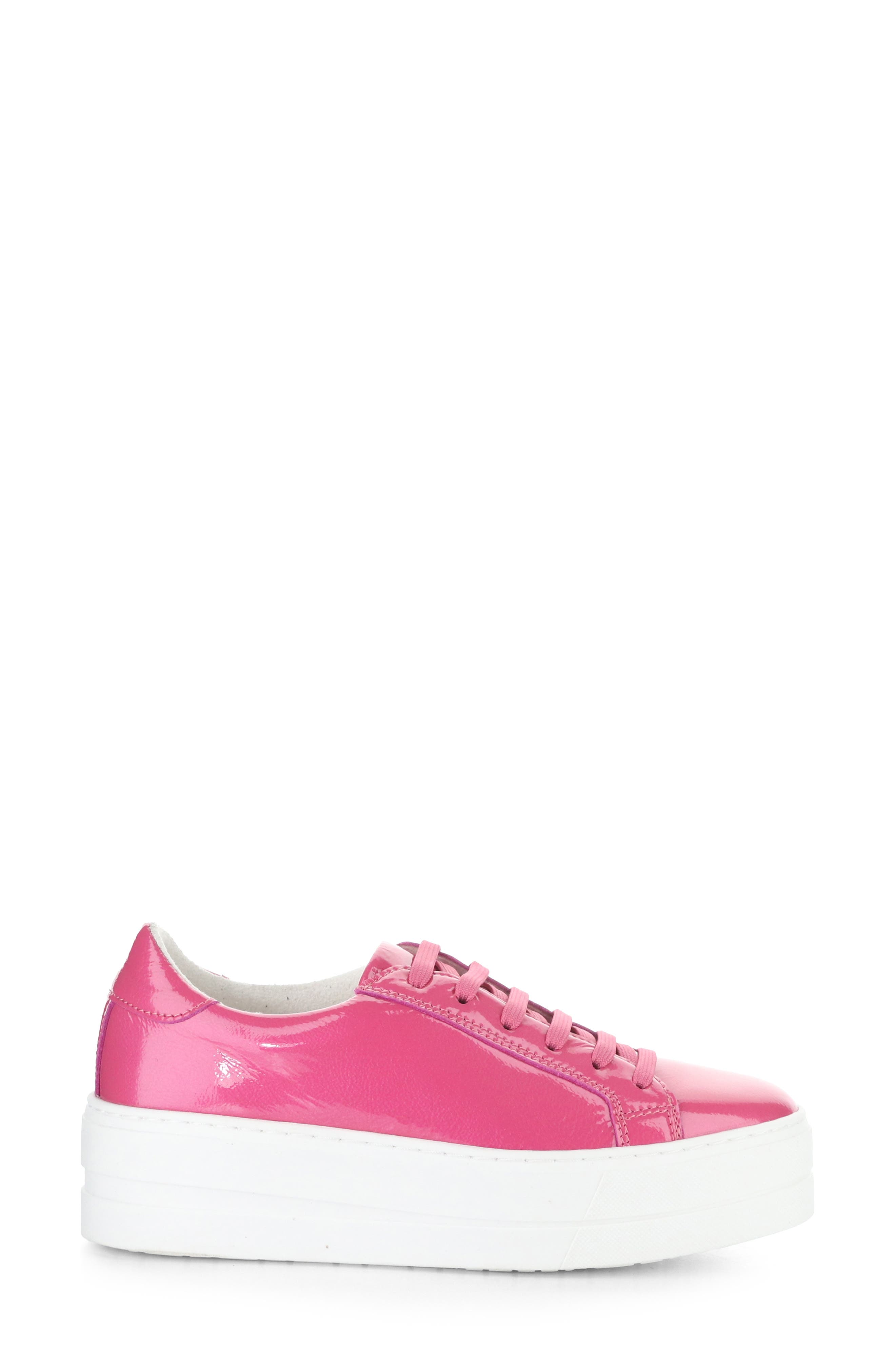 Maya Platform Sneaker, Alternate, color, RASBERRY SORBET PATENT