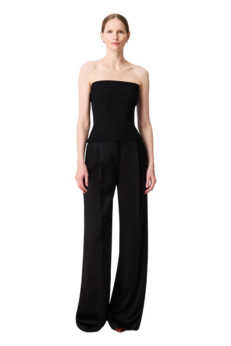 Architectural Bustier, Alternate, color, Black