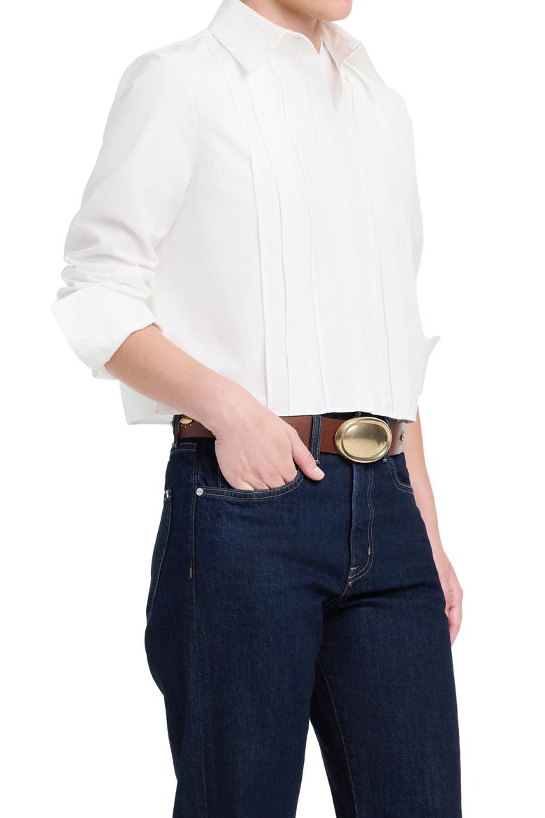 Mon Cherie Button-Up Shirt, Alternate, color, WHITE
