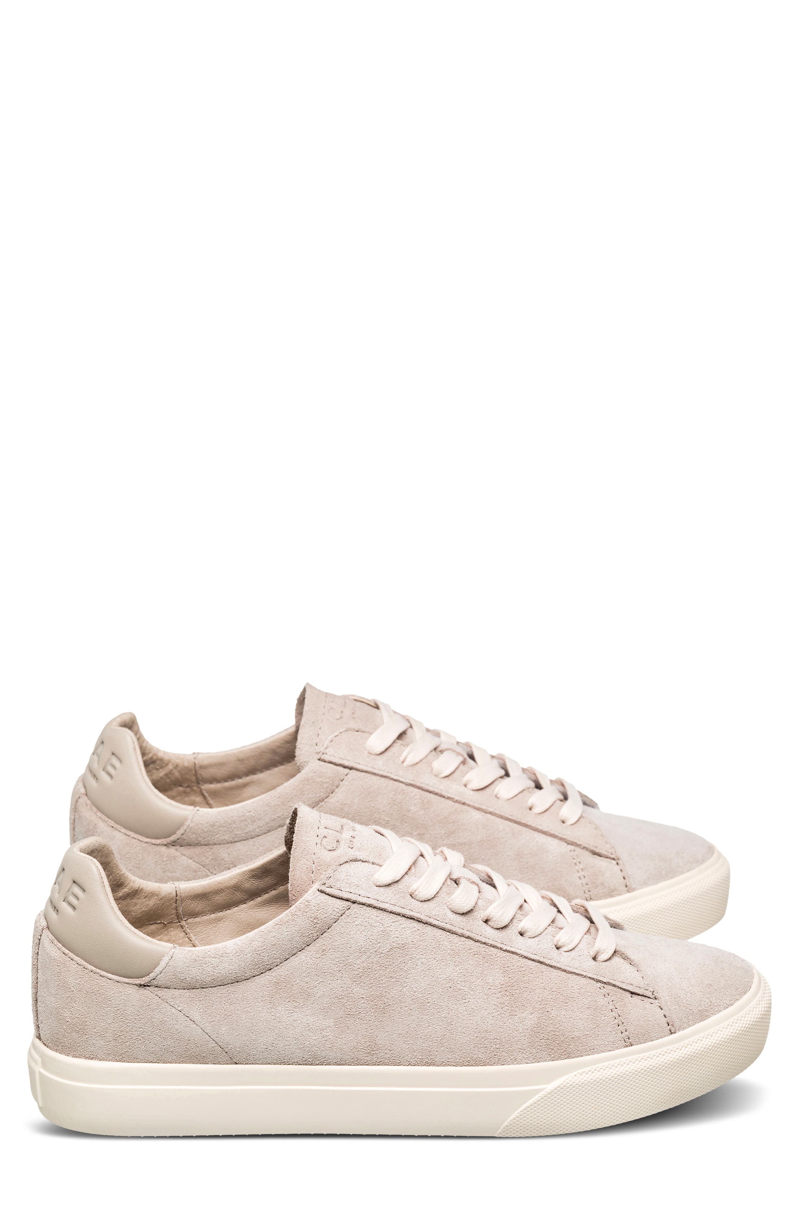 CLAE Bradley Venice Leather Sneaker, Alternate, color, Feather Grey Suede