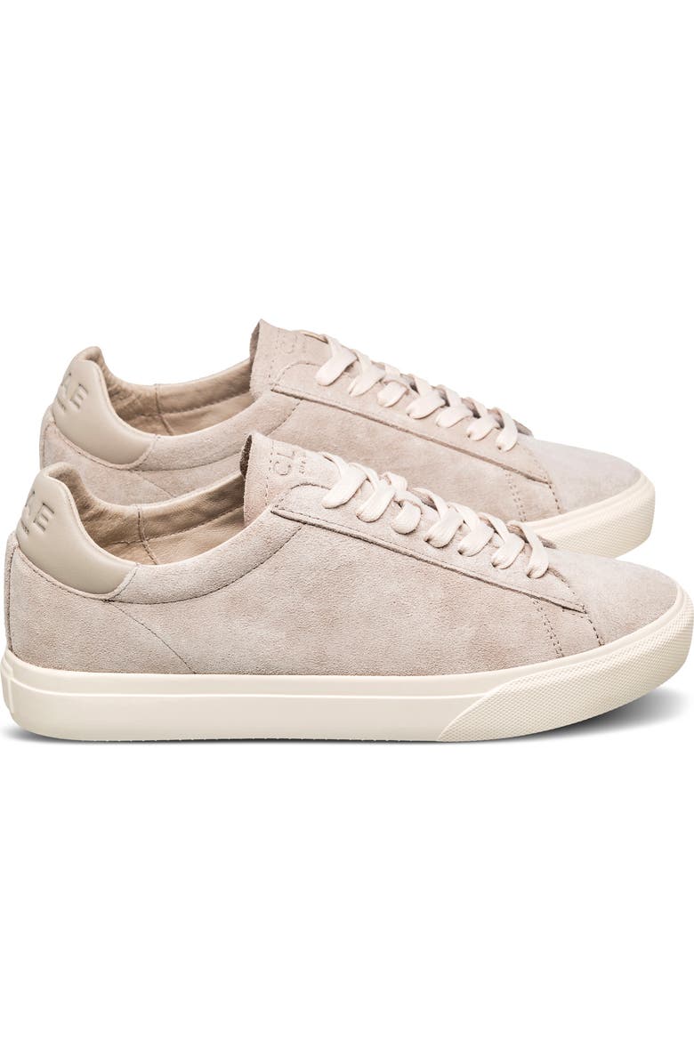 CLAE Bradley Venice Leather Sneaker, Alternate, color, Feather Grey Suede