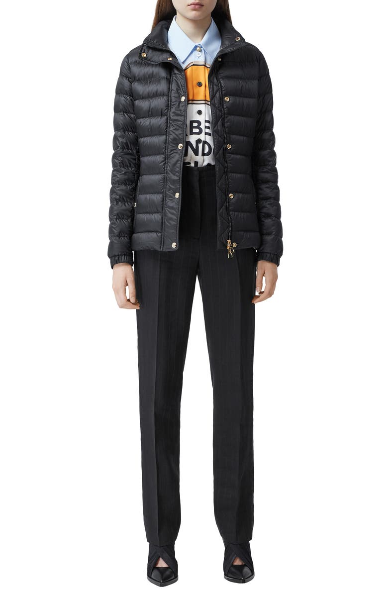 Burberry Paisley Down Puffer Coat, Alternate, color, 