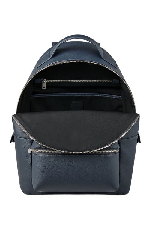 Sandro Reconstituted Leather Rucksack In Fonte