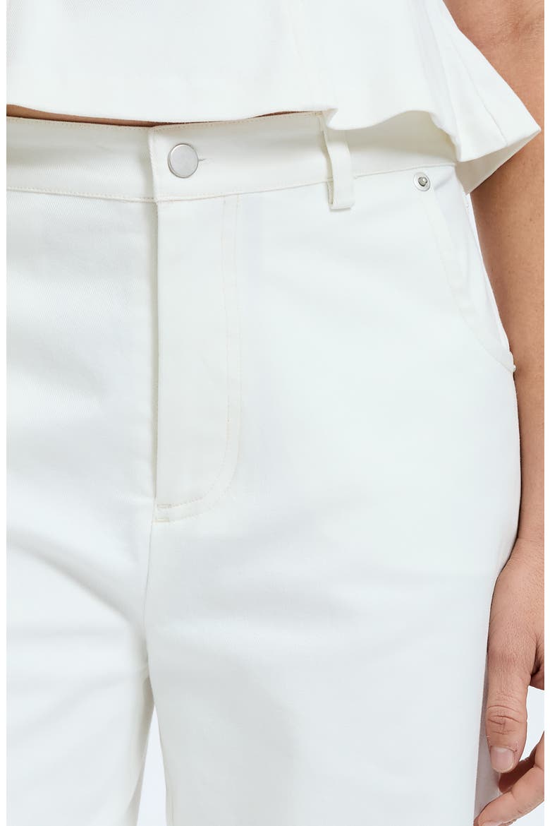 Inez Relaxed Straight Leg Jeans, Alternate, color, SUMMER WHITE