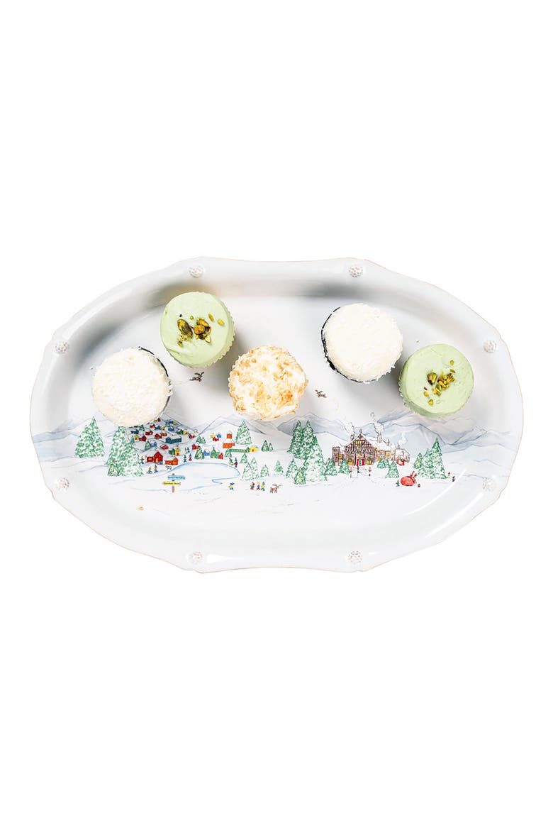 Berry & Thread North Pole 17-Inch Platter, Alternate, color, MULTI