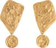 Reiss Mason Molten Drop Earrings